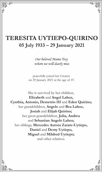 Teresita Uytiepo-Quirino
